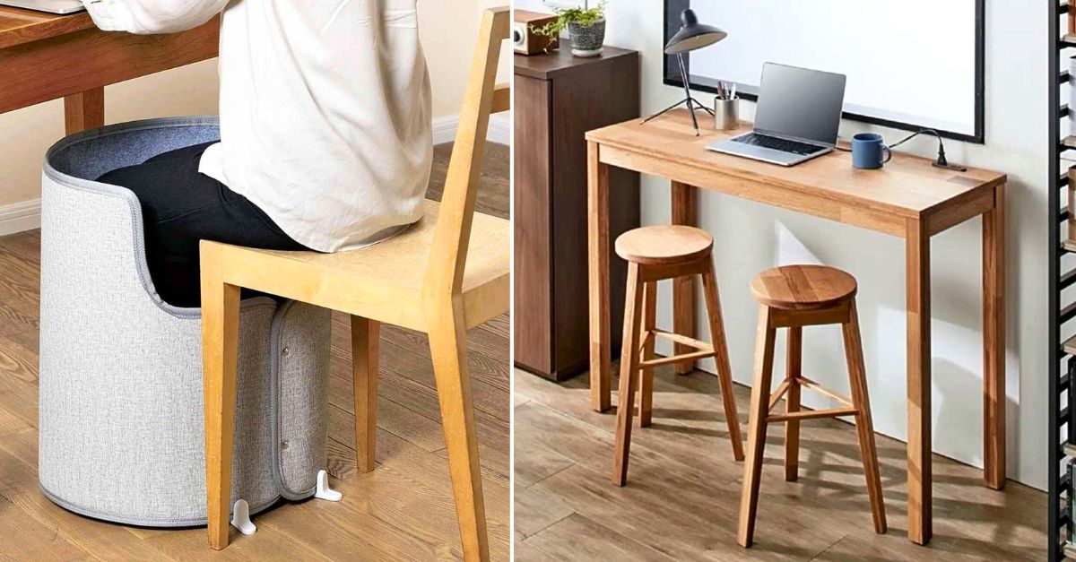 Kotatsu hình ống (trái) và kotatsu kiểu bàn (phải) kotatsu-lam-viec-tu-xa
